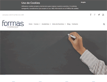 Tablet Screenshot of formasformacion.com